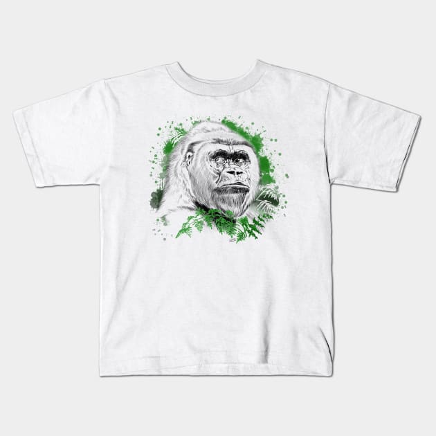 Gorilla Kids T-Shirt by sibosssr